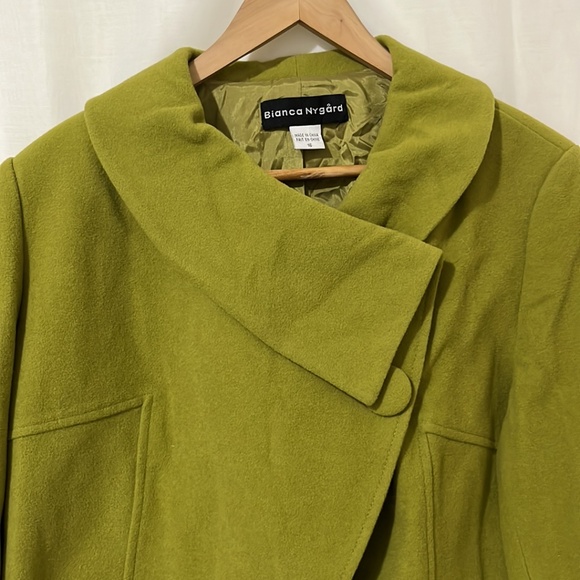 Bianca Nygard 70% Wool 5% Cashmere Crop Blazer - Picture 2 of 5